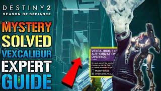 Destiny 2: "Mystery Solved" Vexcalibur Expert Authorization Guide! How To Solve The Mystery (Guide)