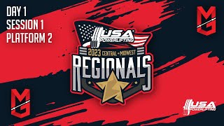 2023 USAPL Central+Midwest Regionals - Day 1, Session 1, Platform 2