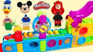 Disney LEGO Figures Visit Play Doh Mega Fun Factory Playset!