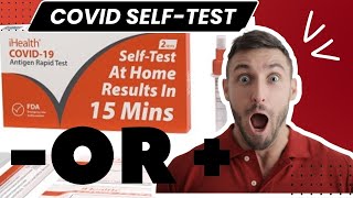 Covid 19 test in 2023? Self-test at home iHealth self test kit CDC guidelines.Result in 15 mins!