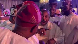 MC OLUOMO AT HONORABLE TUNJI OLAWUYI DAUGHTER’S WEDDING CEREMONY IN LAGOS