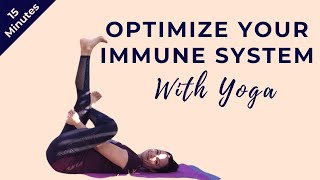 Immune Strengthening Yoga | Gentle Yoga For Beginners | 15 Minutes
