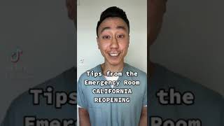 Tips from the ER: California Reopening #shorts MuFKR.com