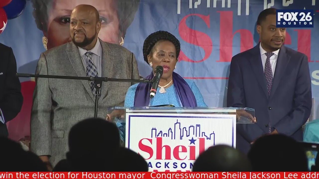 Sheila Jackson Lee Addresses Supporters After Losing Houston Mayor's ...