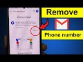 How to Remove Gmail Phone Number 2024