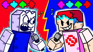 FNF BOYFRIEND vs MINECRAFT BOYFRIEND - WHO IS BEST !? | FNF Funny Situations | Animated Short Films