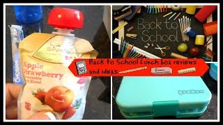 Back to School Lunch box reviews, hacks, snack ideas and more!
