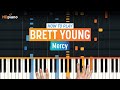 How To Play "Mercy" by Brett Young | HDpiano (Part 1) Piano Tutorial
