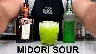 Midori Sour Cocktail Recipe + NEW VIDEO SETUP!!