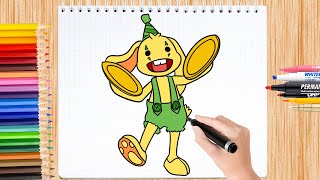 How to Draw BUNZO BUNNY | Poppy Playtime Drawing - Paintingku
