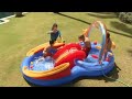 intex rainbow ring inflatable play center 57453 shopperspk com