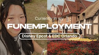 From Jupiter | Disney Epcot, Eating \u0026 Shopping, EDC Orlando, Last Day of Work, Funemployment Begins!