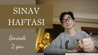 SINAV HAFTASI VLOG! Benimle 2 gün. | Vlog serisi 18