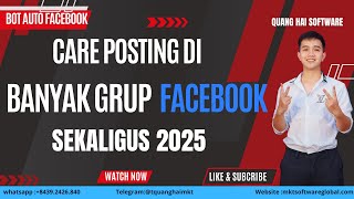 Cara Mudah Posting Di Banyak Grup Facebook Sekaligus | Otomatis Upload