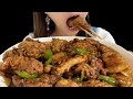 Eating meatballs with butter and a lot of spicy tendons Mukbang Asmr