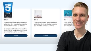 Create Equal Height Cards Responsively with HTML & CSS Flexbox