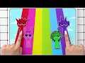 👿paper diy👿 making incredibox sprunki sinner edition but new horror mod sticker book