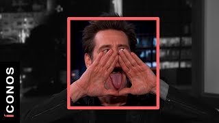 Jim Carrey denunció la orden de los Illuminati en vivo y en directo