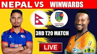 NEPAL VS WINDWARD ISLANDS 3rd T20 CRICKET MATCH MAY 18TH 2024 | NEPALI CRICKET LIVE |