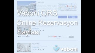 Veboni ORS Online Rezervasyon Sayfası