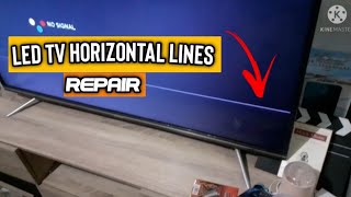 Led tv horizontal line repair