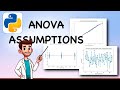 How to control ANOVA assumptions in Python