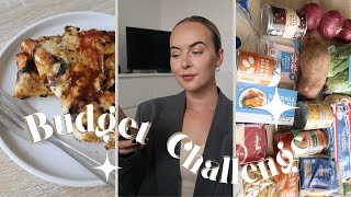 £18 Aldi Budget Food Shop Challenge + Meals | Jasmine McRae