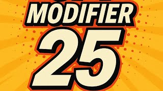 CPT Modifier 25 easy explanation! #medicalcoding #cpc #shorts
