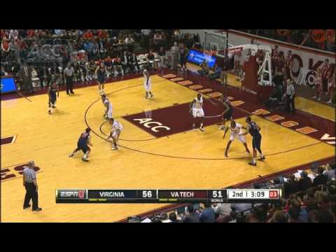 UVA Vs Virginia Tech Men's Basketball Highlights - YouTube