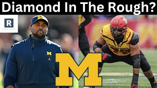 Michigan Adds DII All-American OL Lawrence Hattar | Michigan Football Transfer Portal News