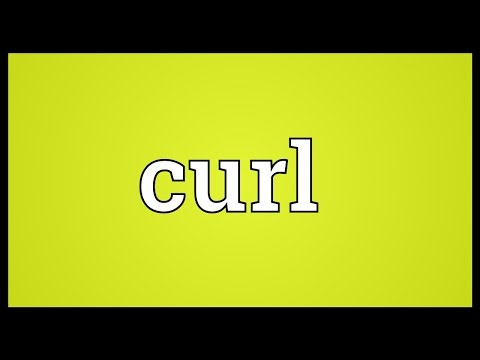 What does curl mean in a sentence?