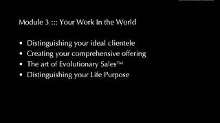 Video 33:  Holistic Practice-Building Tips: Sales \u0026 Business Training Course for Coaches \u0026 Healers