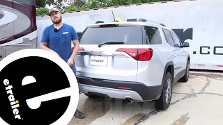 How to Install: etrailer Trailer Hitch Receiver on your 2017 GMC Acadia