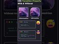 CSS transition property #css #transition