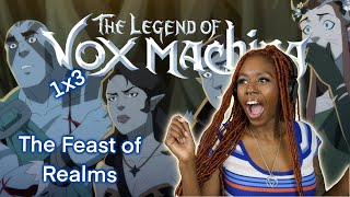 The Legend of Vox Machina 1x3 | The Feast of Realms | REACTION/REVIEW