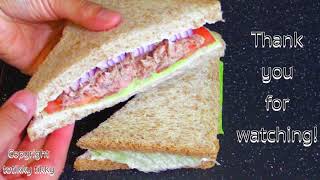 แซนด์วิชปลาทูน่าอาหารคลีนเพื่อสุขภาพ : Clean Eating Tuna Fish Sandwich Recipe