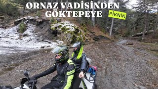 ATVLİ ÇİFT OLARAK ORNAZ VADİSİNDEN GÖKTEPEYE GİDİYORUZ