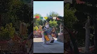 Tibetan Losar 2024 dances at Drikung Escondido. Mahakala, Black hat, Achi, and Dzambala