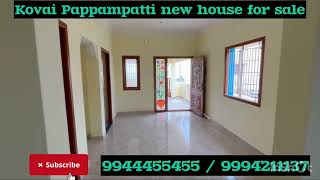 New house for sale, Kovai Pappampatti 9994211137