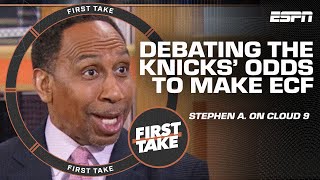 NEW YORK, STAND UP! 🤩 Stephen A. ELATED by Knicks' chances to ECF 👏 | First Take