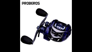 PROBEROS Baitcasting Reel 7.2:1 High Speed Reel Freshwater Metal Spool