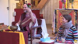 Meditation teachings by Erik Pema Kunsang at Gomde Germany- Austria - Day 2 part 3