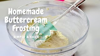 Buttercream Frosting Recipe. ABC | How To Make Buttercream Icing. Simple \u0026 Easy.