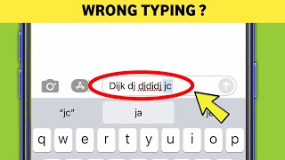 iPhone KEYBOARD Typing Problem Solve || Keyboard typing wrong characters