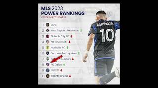 MLS 2023 Power Rankings#football #ronaldo#shorts#viral#americanfootball#messi#footballgame#haaland