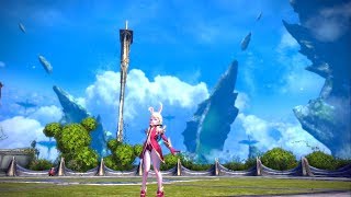 TERA  艾琳 魔法師 55級 神之橋 任務  煞雷洛空中庭園