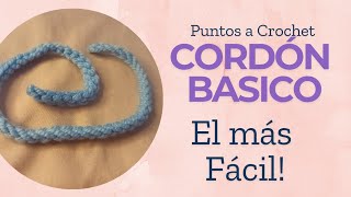 Cómo Tejer Un Cordón a Crochet| Puntos a Crochet