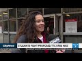 university students protest ttc fare hike