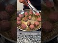 easy weeknight dinner smothered turkey meatballs recipe