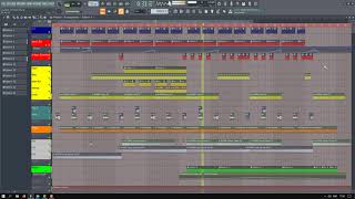 FL Studio Psy Trance Bassline! FLP view @ Template download